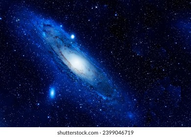 Beautiful space background. Elements of this image furnished by NASA. High quality photo