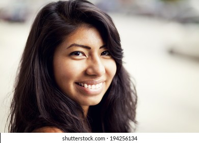 Beautiful Spanish Woman Smiling