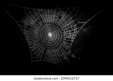 Beautiful spiders web in nature