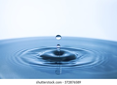 Beautiful Splash Of Water Drop. Freeze Action