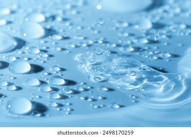 Beautiful splashed water drop background
