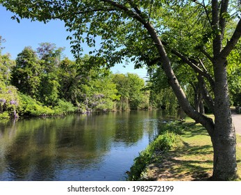 A Beautiful Spring Day At Carlls River In Babylon, Long Island, New York