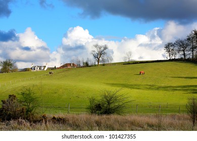 Beautiful Spring Landscape, North Lanarkshire, Scotland