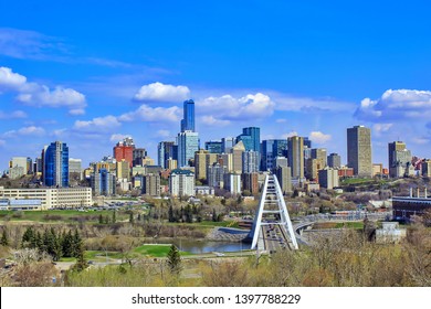 Beautiful Springtime Edmonton City View