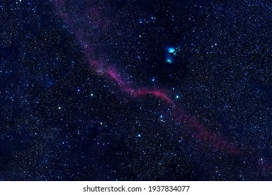 Beautiful starry background. Elements of this image were furnished by NASA. High quality photo