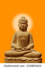 A Beautiful Statue Of Lord Buddha