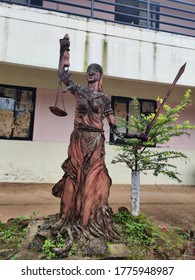 Beautiful Statue Related To Law Situated In Thiruvananthapuram District Kerala