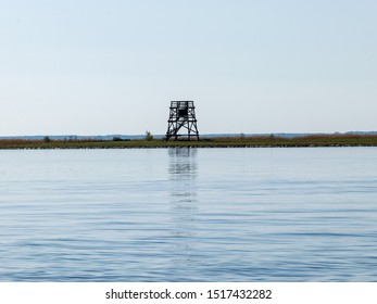 Beautiful Stone Breakwater, Calm Sea, Pärnu Bay, Estonia