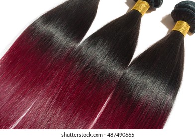 Straight Black Hair Bundle Stock Photos Images Photography