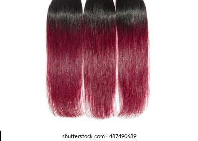 Beautiful Straight Ombre Black Wine 260nw 487490689 