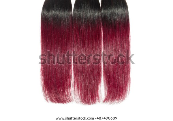 Beautiful Straight Ombre Black Wine Red Stock Photo Edit Now