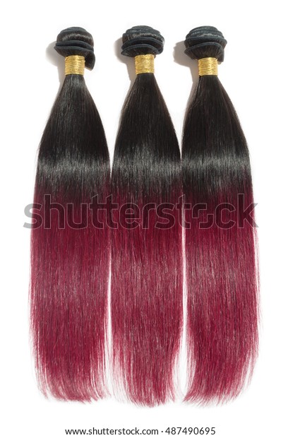 Beautiful Straight Ombre Black Wine Red Stock Photo Edit Now