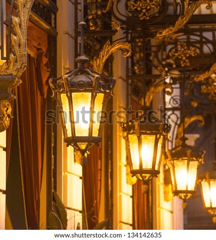 Similar – Foto Bild Illuminated facade of the Mezquita in Cordoba at the Blue Hour