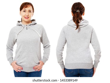 Download View Womens Melange Sweatshirt Mockup Back View PNG ...