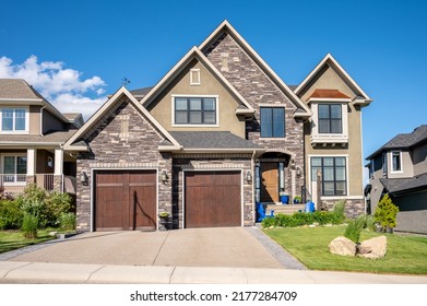 Beautiful Suburban Home In The Suburbs Of Calgary, Alberta.