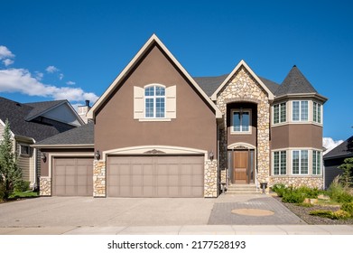 Beautiful Suburban Home In The Suburbs Of Calgary, Alberta.