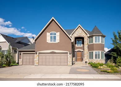 Beautiful Suburban Home In The Suburbs Of Calgary, Alberta.