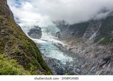 Beautiful Summer Day At Franz Josef Glacier, New Zealand