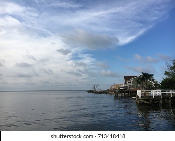 A Beautiful Summer Day On Great South Bay In Lindenhurst, NY.