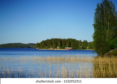 Beautiful Summer Lake In Kuopio City.