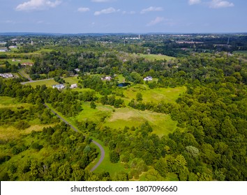 Beautiful Summer Landscape In The Pocono Mountains Pennsylvania USA