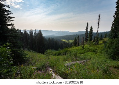 Beautiful Summer Views Of Mt Hood Meadows, Oregon, Pacific Northwest United States