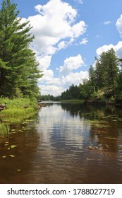 Beautiful Sunny Day In The Boundary Waters Canoe Area Wilderness.