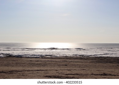 Beautiful Sunny Day On The Winter Beach