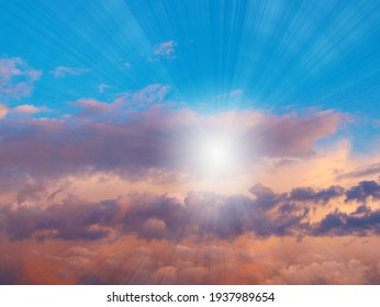 beautiful sunny sky and clouds over the horizon - Shutterstock ID 1937989654