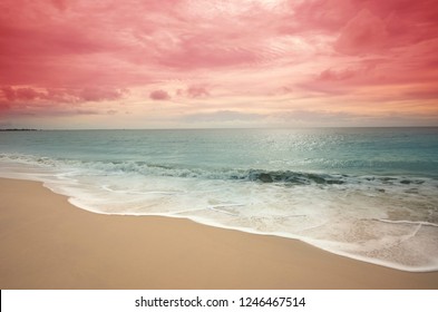 beautiful sunrise at the beach - Shutterstock ID 1246467514
