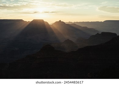 Beautiful sunrise at the Grand Canyon, Arizona, USA - Powered by Shutterstock