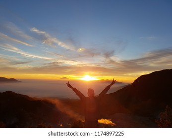 Beautiful Sunrise at Mountain - Shutterstock ID 1174897225