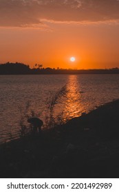 A Beautiful Sunrise In Nile River