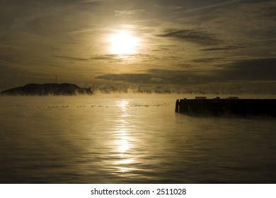 Beautiful Sunrise Over Halifax Harbour