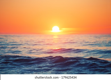 Beautiful sunrise over the horizon, - Powered by Shutterstock