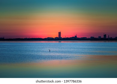 Beautiful Sunrise View At Dammam Corniche Saudi Arabia