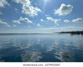 Beautiful Sunscape at the docks