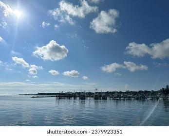 Beautiful Sunscape at the docks