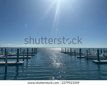 Beautiful Sunscape at the docks
