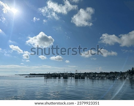 Beautiful Sunscape at the docks