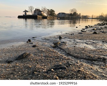 Beautiful sunset at a beach