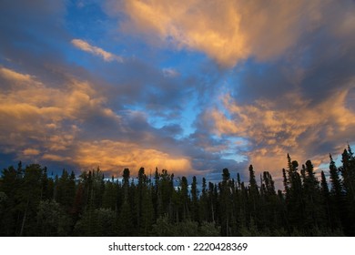 Beautiful Sunset In British Columbia,Canada,North America
