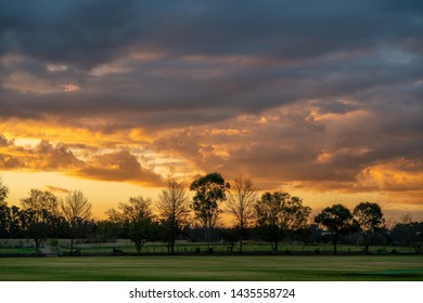 Beautiful Sunset In Camden Winter