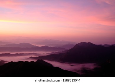 Beautiful sunset cover the mountain - Shutterstock ID 1589813044