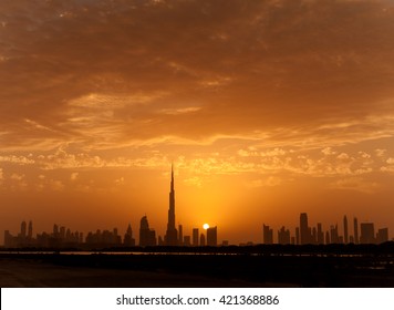 Beautiful Sunset In Dubai