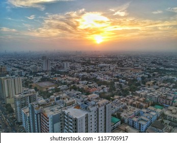 Beautiful Sunset In Karachi