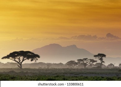 Beautiful sunset in Kenya 03 - Powered by Shutterstock