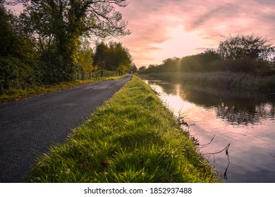 Beautiful Sunset at Kildare Canal - Shutterstock ID 1852937488