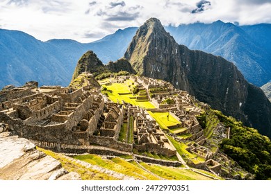 THE BEAUTIFUL SUNSET OF MACHU PICCHU