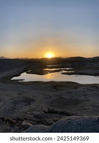 Beautiful Sunset in the mountains